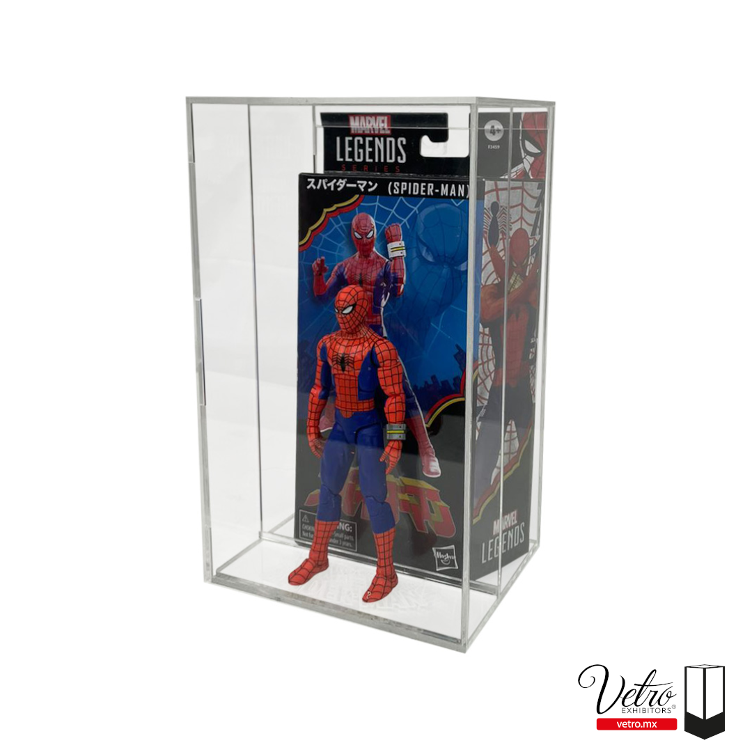 PROTECTOR DE ACRILICO PARA FIGURA 6" CON CAJA MARVEL LEGENDS