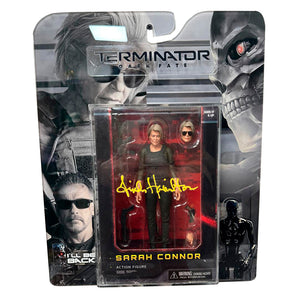 FIGURA SARAH CONNOR AUTOGRAFIADA POR LINDA HAMILTON