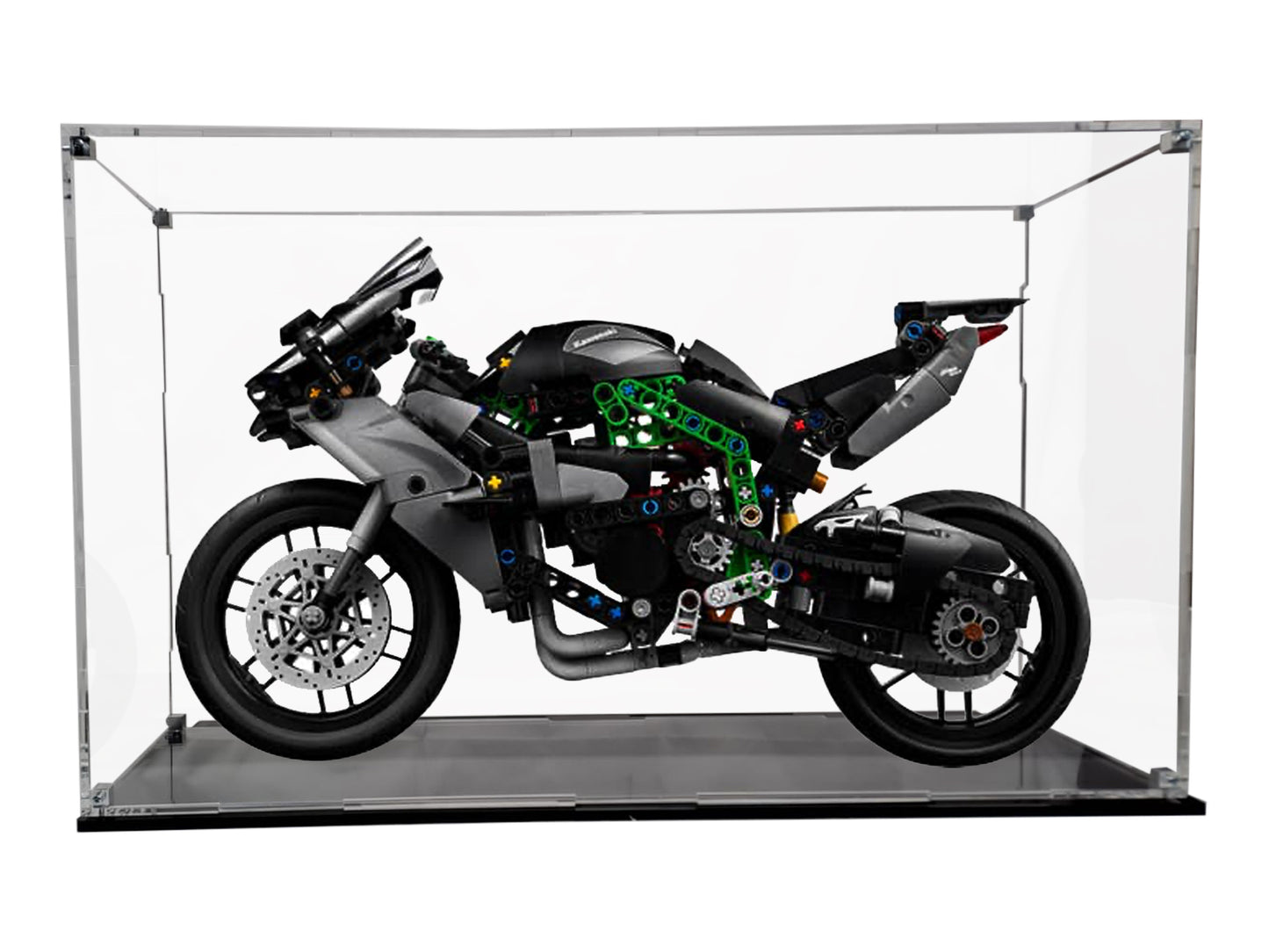 Vetro-case Display Basenegra Motocicletas Lego Technic