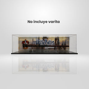 Vitrina Protector Acrilico Varita Magica Harry Potter +fondo