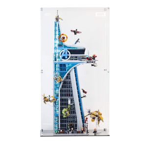 Exhibidor de Acrílico LEGO Marvel Avengers Tower 76269.