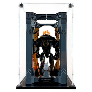 Exhibidor Armable Acrílico LEGO ICONS BALROG 10367