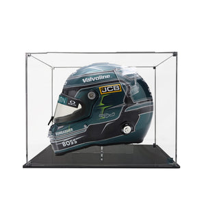 Case Exhibidor Base Plana Casco 1:1 F1 (fijacion Tornillos)