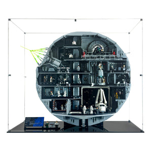 Exhibidor Armable Acrílico Lego Estrella de la Muerte 75419