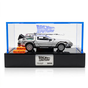 Exhibición de Acrílico iluminado BTTF Delorean 1:24