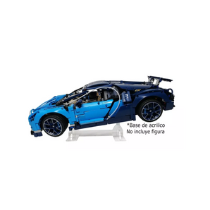 Base Display Acrilico Para Bugatti Chiron Bloques Armables