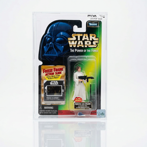 Protector de acrílico con figuras de la Princesa Leia Organa