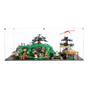 Exhibidor armable de acrílico para  LEGO The Lord of the Rings La Comarca 10354