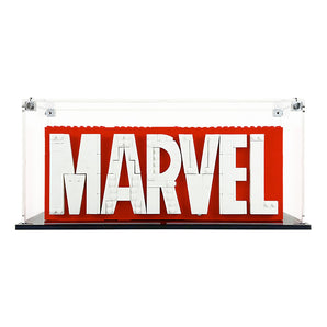 Exhibidor Armable Acrílico LEGO MARVEL LOGO 76313