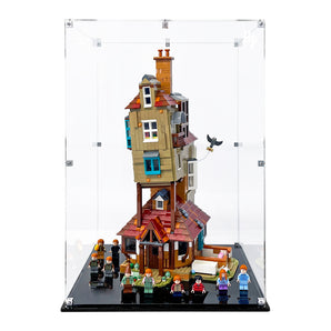 Exhibidor Armable Acrílico LEGO HARRY POTTER THE BURROW 76437