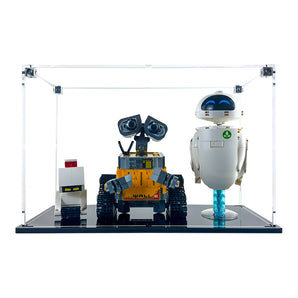 Exhibidor Armable Acrílico LEGO DISNEY WALL-E AND EVE 43279