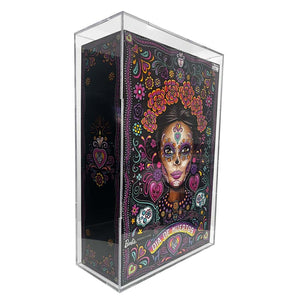 Protector de Acrílico para Muñeca Barbie Día de Muertos.