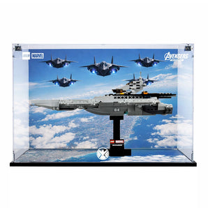 Exhibidor Armable Acrílico LEGO MARVEL HELICARRIER 76295