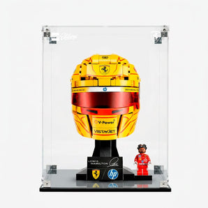 EXHIBIDOR DE ACRÍLICO PARA CASCOS FERRARI HP LEGO