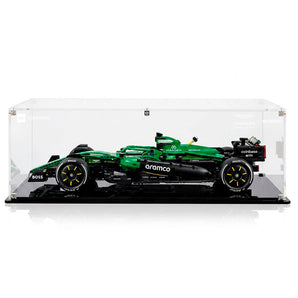 EXHIBIDOR DE ACRILICO LEGO ASTON MARTIN ARAMCO AMR25 F1 42240