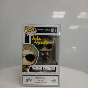Funko Pop Terminator Dark Fate (Sarah Connor) autografiado por Linda Hamilton