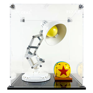 Exhibidor Armable Acrílico LEGO IDEAS PIXAR LUXO JR 21357