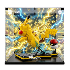 EXHIBIDOR ARMABLE ACRÍLICO LEGO PIKACHU & POKEBALL 72152
